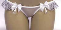 Tanga Rose branco